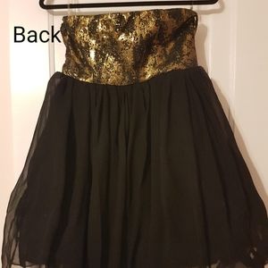 Tutu Dress!!  Black & Gold